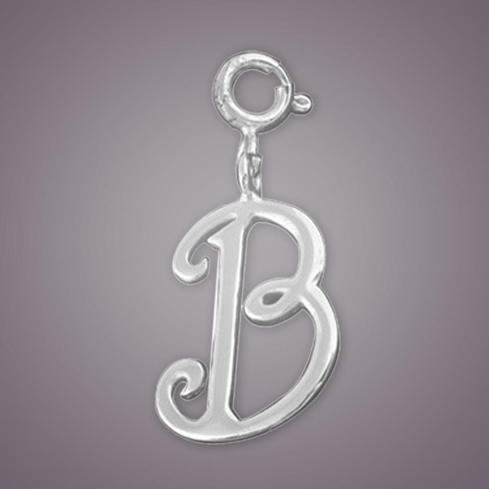 Fourseven Letter B Silver Pendant Charm C-201-SI-S Base-Image