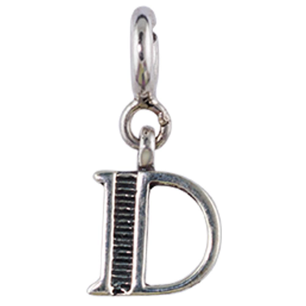 Fourseven Letter D Charm C-255-SI-S White-BG-Image