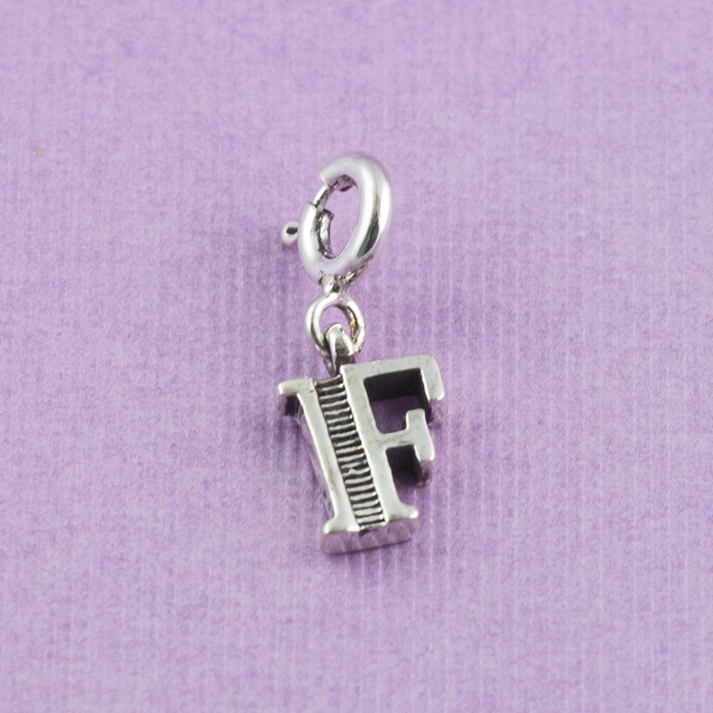 Fourseven Letter F Charm C-257-SI-S Base-Image