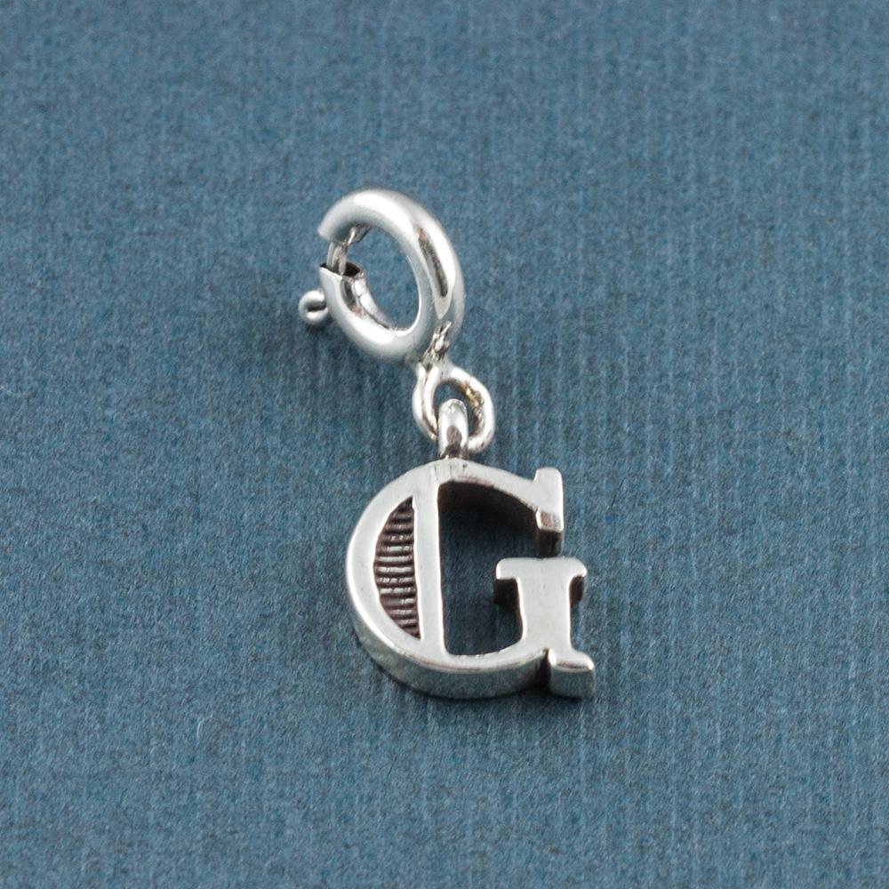 Fourseven Letter G Silver Charm C-258-SI-S Base-Image