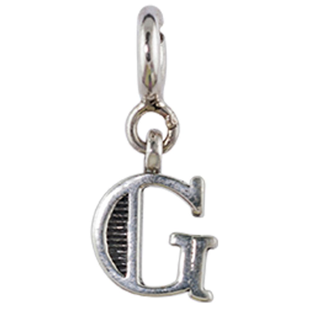 Fourseven Letter G Silver Charm C-258-SI-S White-BG-Image