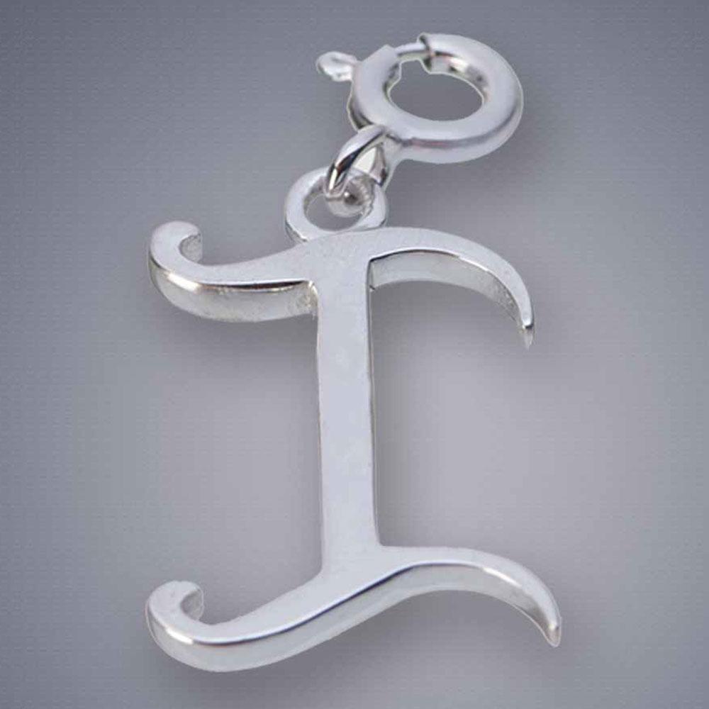 Fourseven Letter I Silver Pendant Charm C-208-SI-S Base-Image