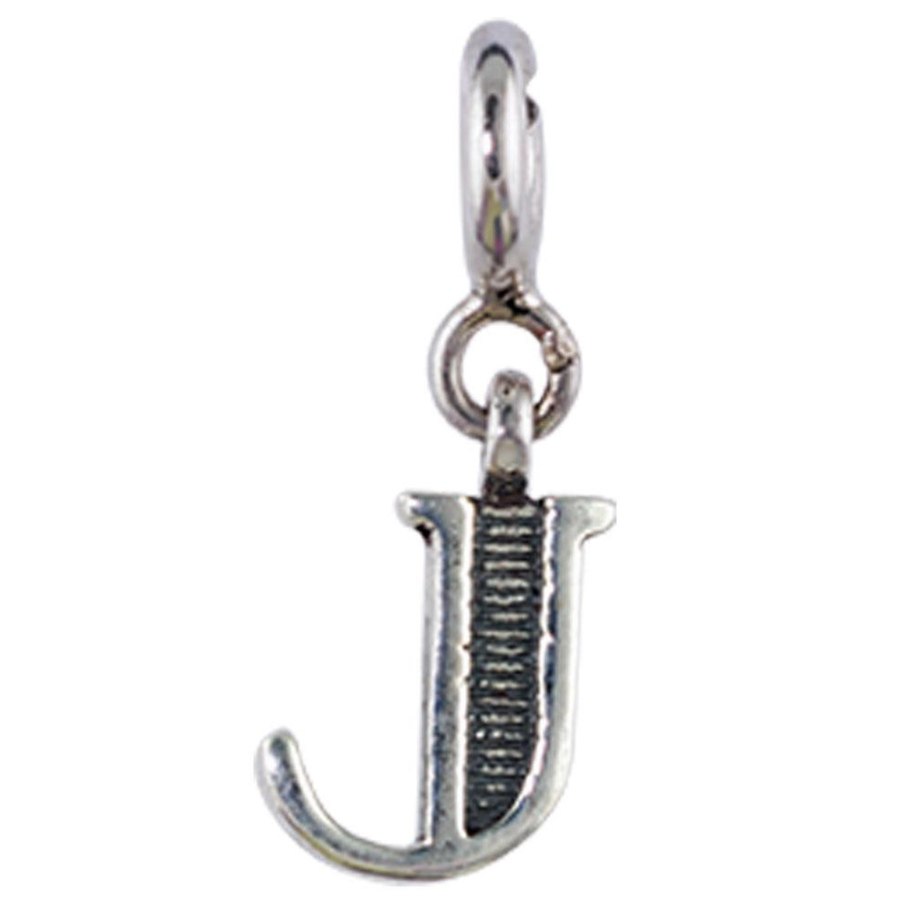 Fourseven Letter J Charm C-261-SI-S White-BG-Image