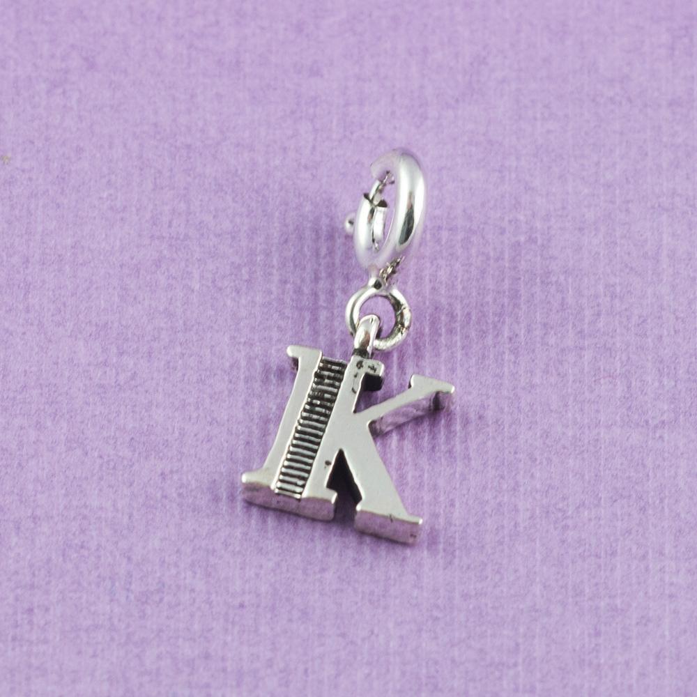 Fourseven Letter K Charm C-262-SI-S Base-Image