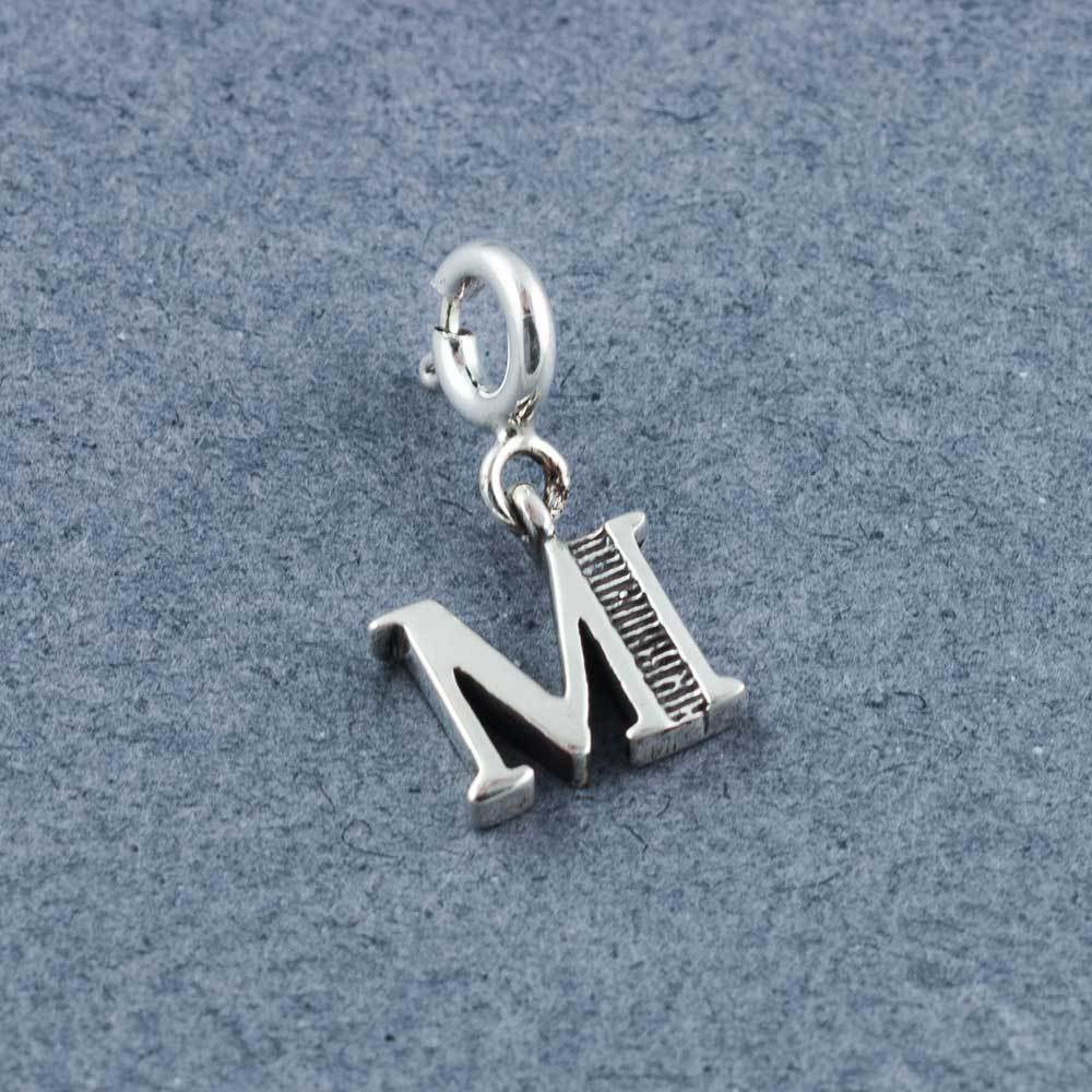 Fourseven Letter M Charm C-264-SI-S Base-Image