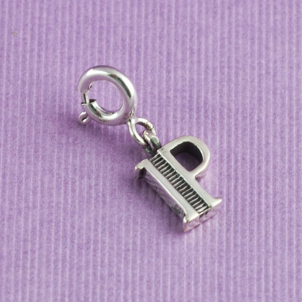 Fourseven Letter P Charm C-267-SI-S Base-Image