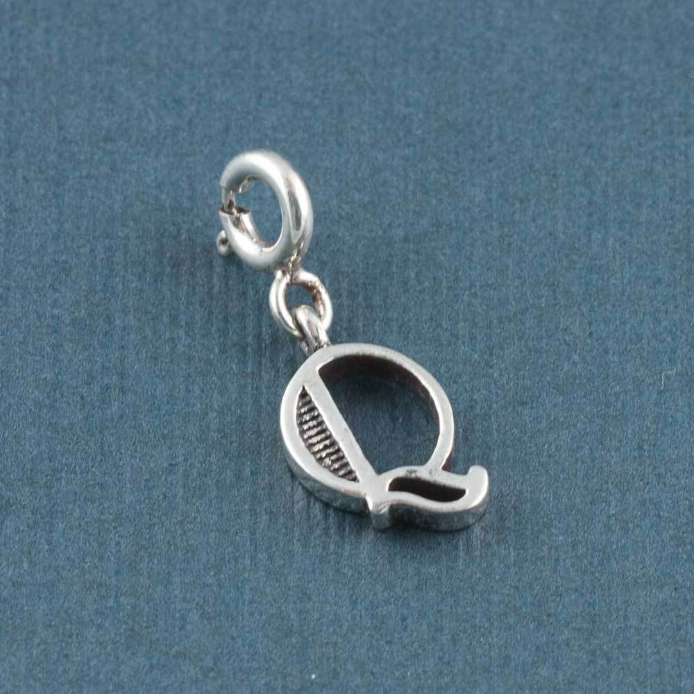 Fourseven Letter Q Charm C-268-SI-S Base-Image