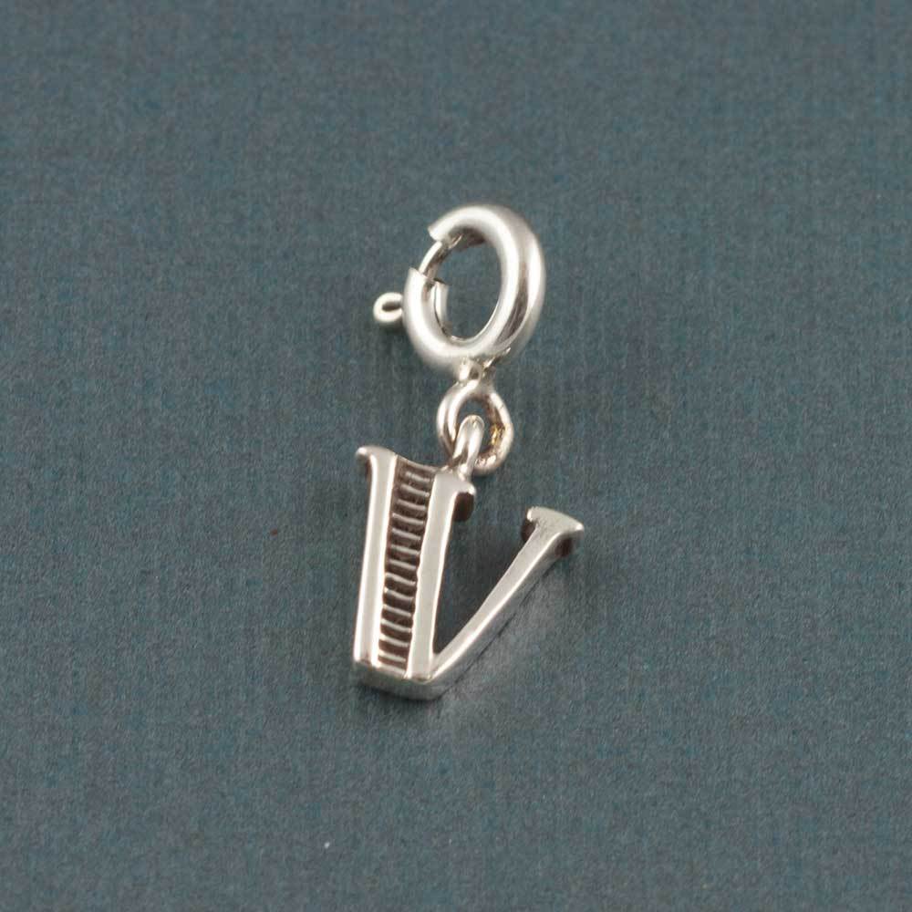 Fourseven Letter V Charm C-273-SI-S Base-Image