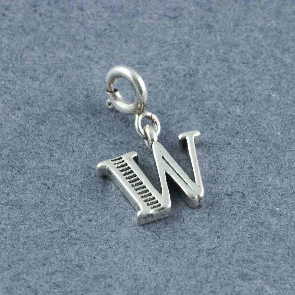 Fourseven Letter W Charm C-274-SI-S Base-Image