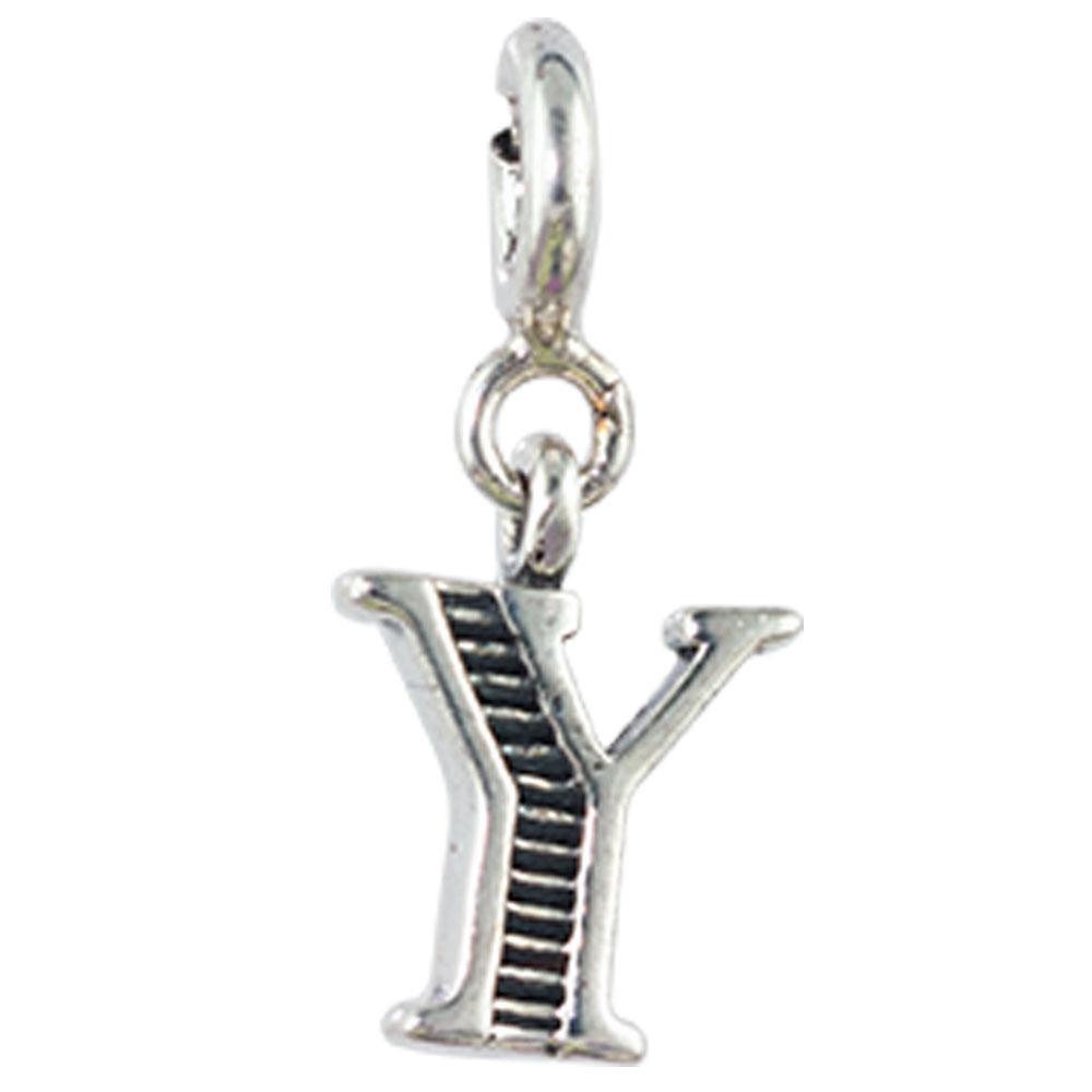 Fourseven Letter Y Charm C-276-SI-S White-BG-Image