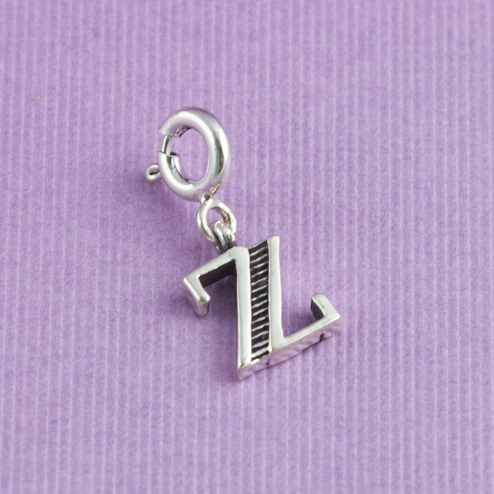 Fourseven Letter Z Charm C-277-SI-S Base-Image