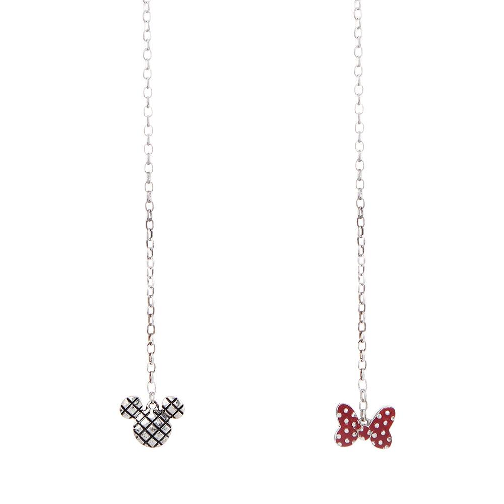 Fourseven Mickey Loves Minnie Lariat Necklace DLS-59-PL-S White-BG-Image