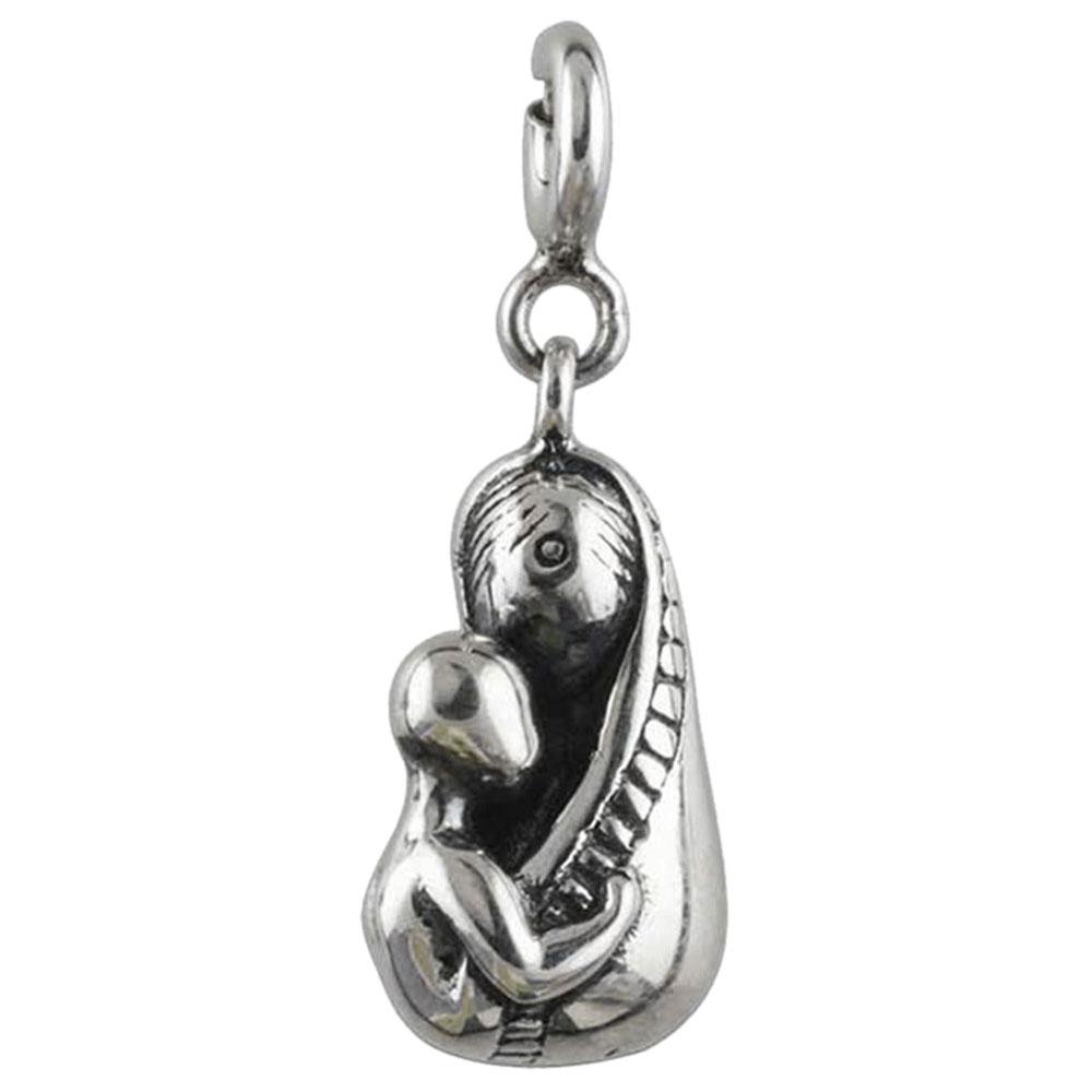 Fourseven Mother and Child Charm C-764-SI-S White-BG-Image