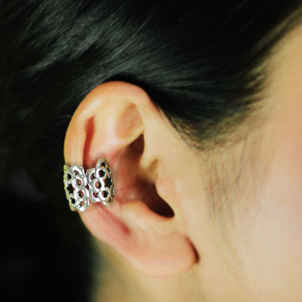 Fourseven Mughal Lattice Ear Cuff EC-49-SP-S Base-Image