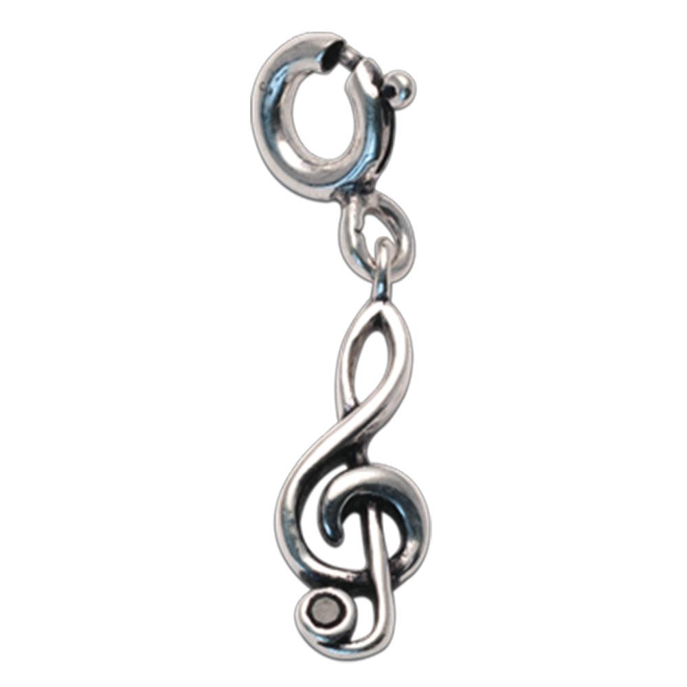 Fourseven Musical Clef Charm C-505-PL-S White-BG-Image