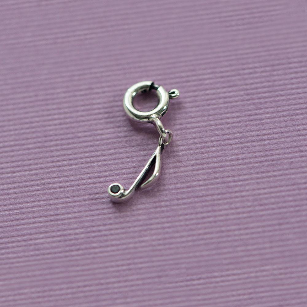 Fourseven Musical Note Charm C-506-PL-S Base-Image