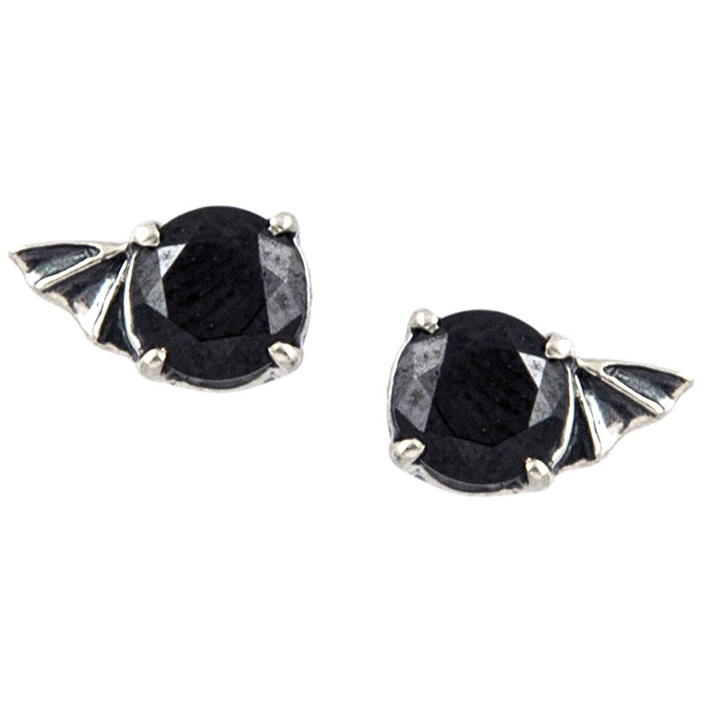 Fourseven Night Flyer Stud Earrings E-354-PL-S White-BG-Image