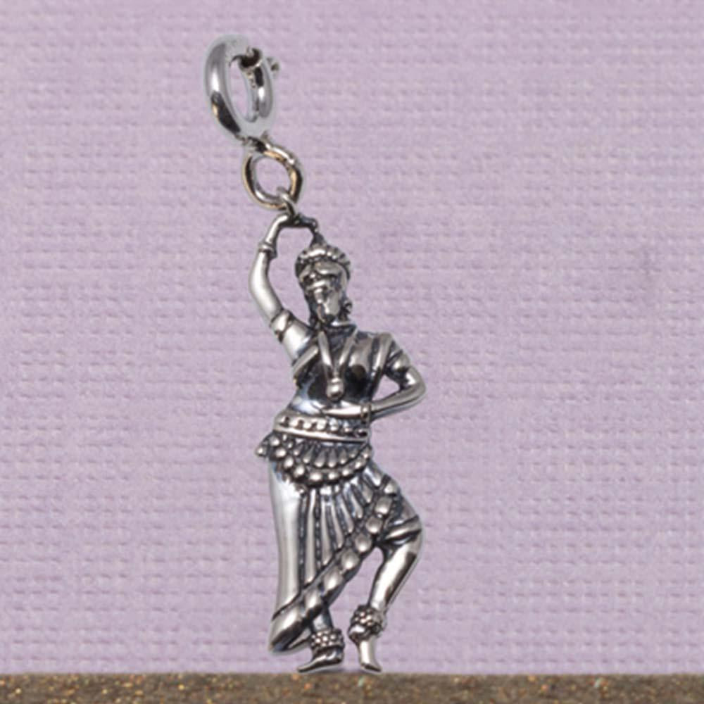 Fourseven Odissi Dancer Charm C-562-SI-S Base-Image