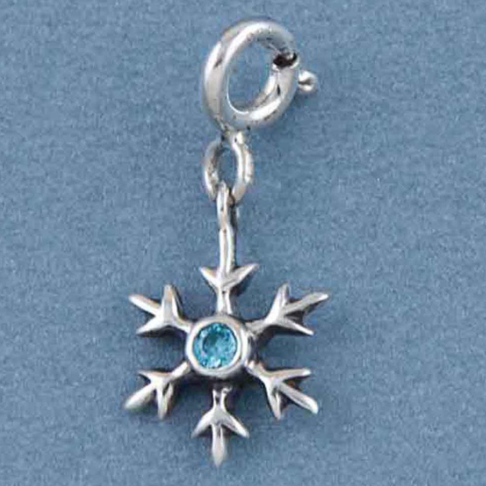 Fourseven One of a Kind Snowflake Charm C-658-PL-S Base-Image
