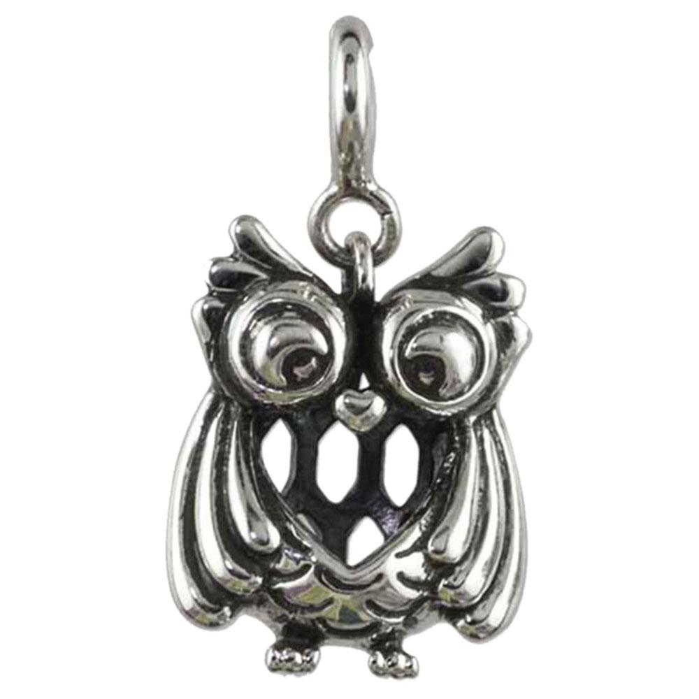 Fourseven Owl Charm C-763-PL-S White-BG-Image