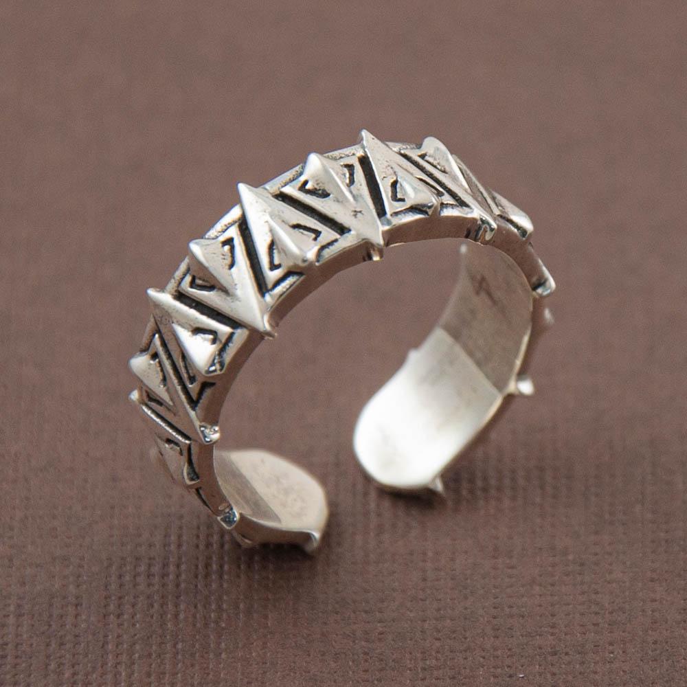Fourseven Panther Claws Adjustable Silver Ring DLS-86-PL-S Base-Image
