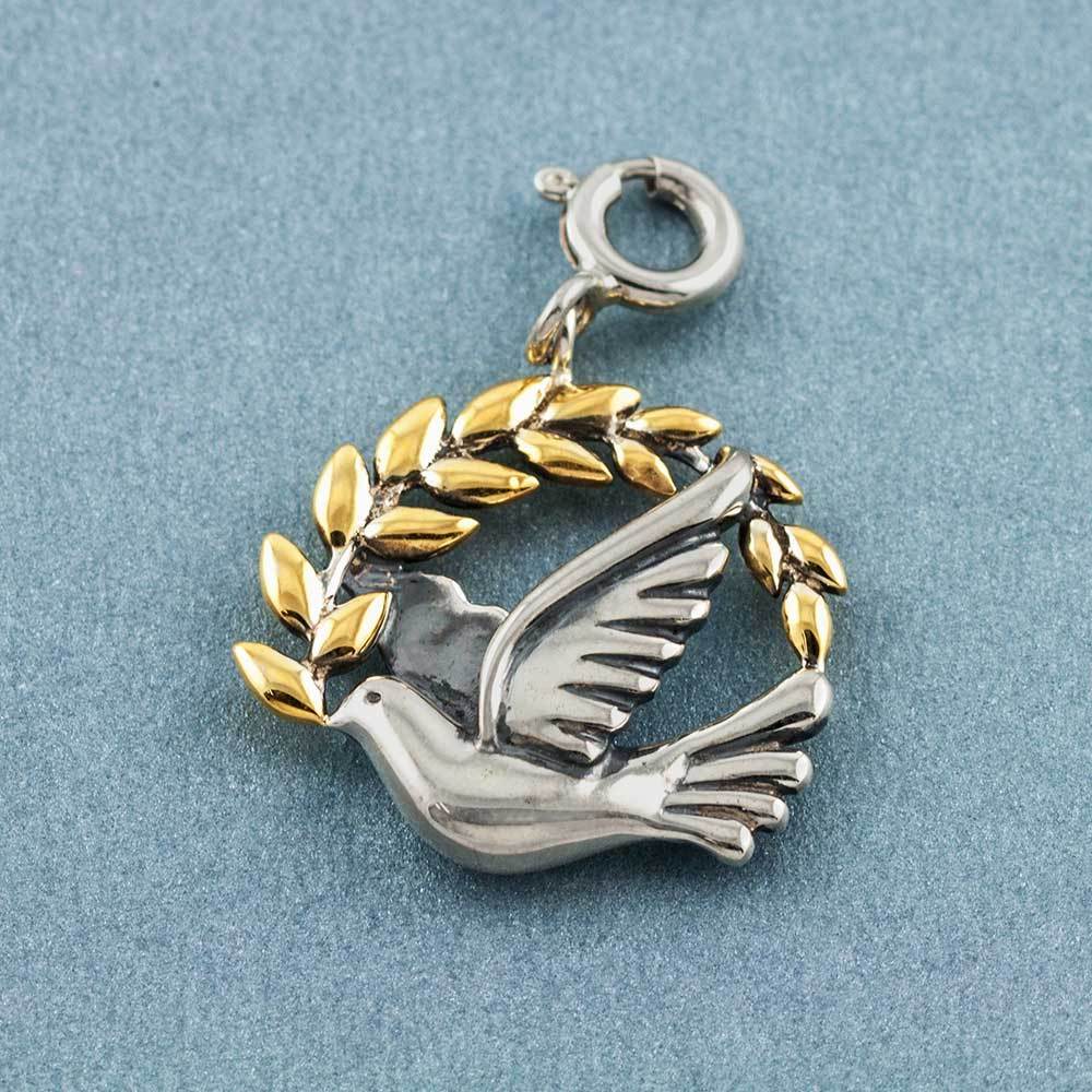 Fourseven Peace Dove Charm C-761-PL-S Base-Image