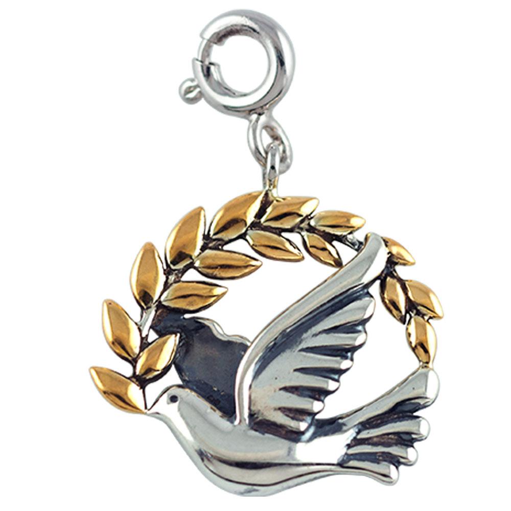 Fourseven Peace Dove Charm C-761-PL-S White-BG-Image