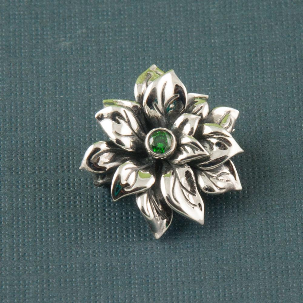 Fourseven Poinsettia Flower Brooch BR-56-AL-S Base-Image