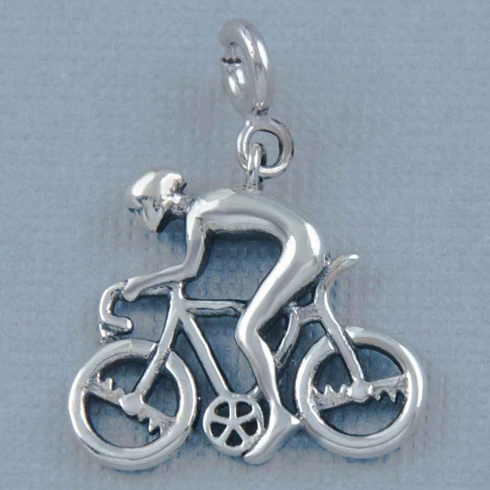 Fourseven Ride Like the Wind Biker Charm C-755-PL-S Base-Image