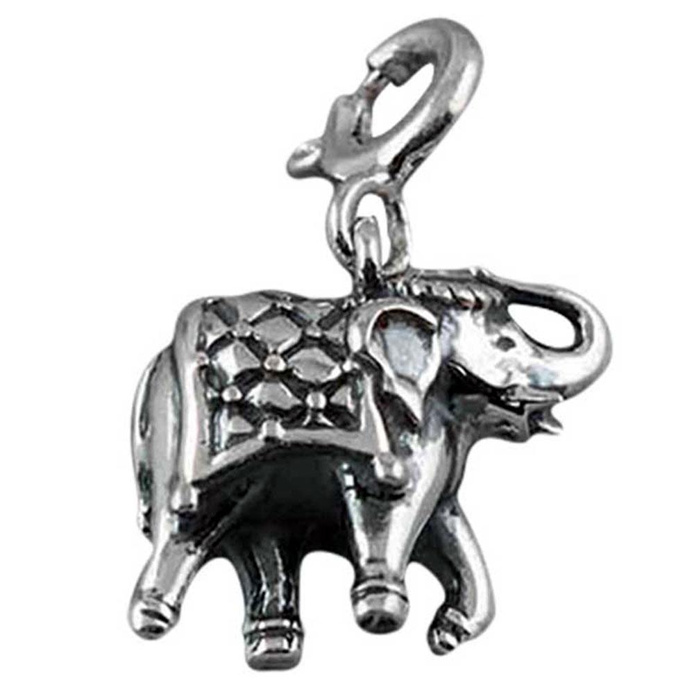 Fourseven Royal Elephant Charm C-342-SI-S White-BG-Image