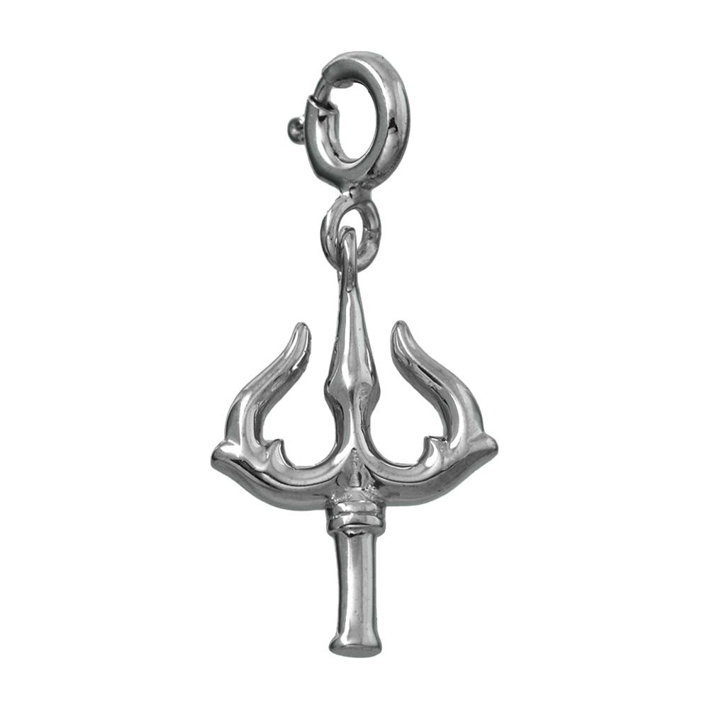 Fourseven Shakti Trishul Charm C-126-SP-S White-BG-Image