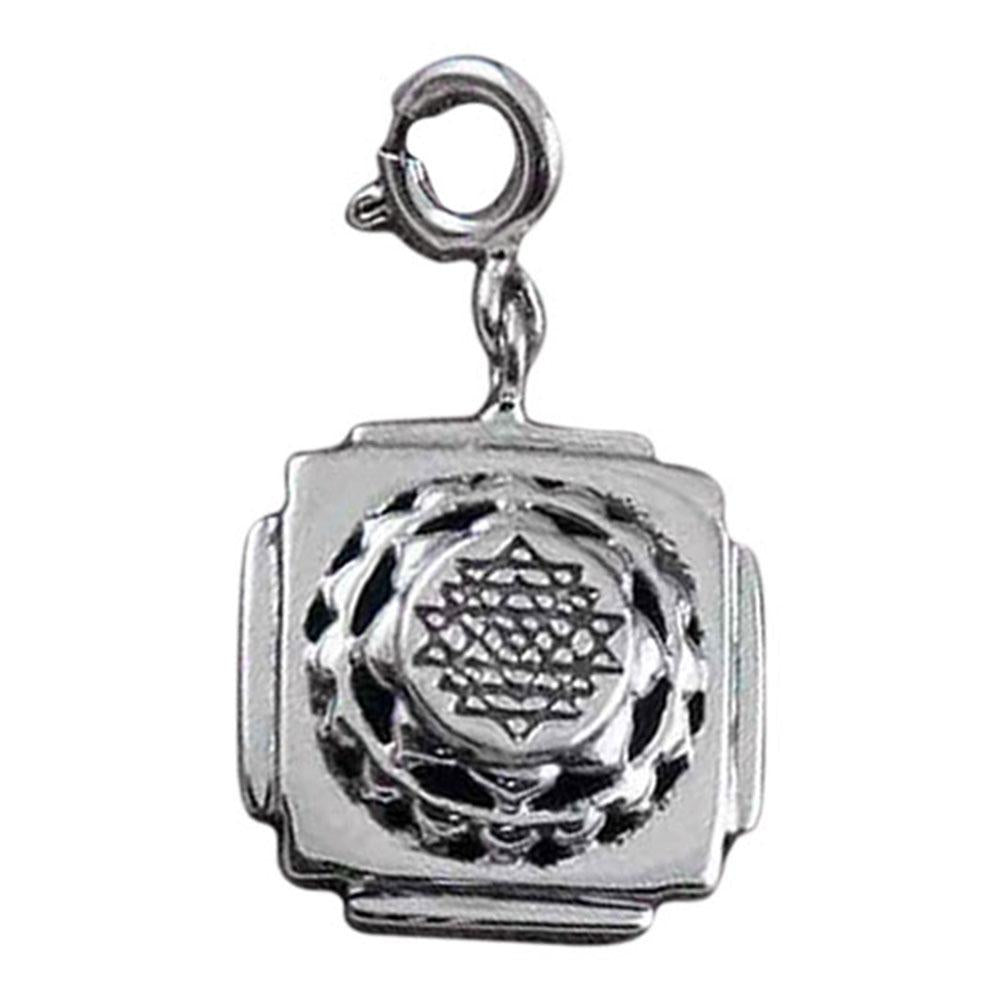 Fourseven Shri Yantra Charm C-123-SP-S White-BG-Image