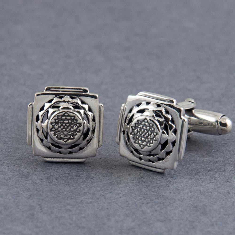 Fourseven Shri Yantra Cufflinks CL-61-SP-S Base-Image