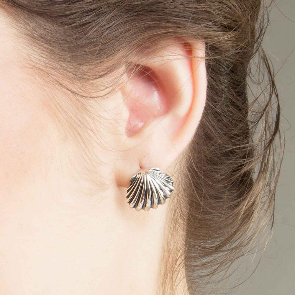 Fourseven Sounds of the Sea Shell Stud Earrings E-410-EA-S Base-Image