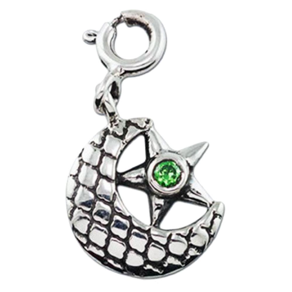 Fourseven Star and Crescent Charm C-75-SP-S White-BG-Image