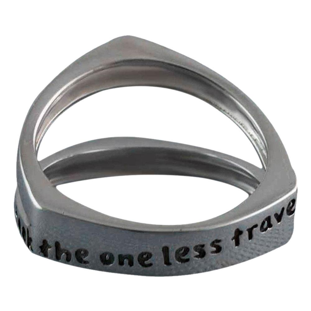 Fourseven The Road Not Taken Message Ring R-159-SP-S White-BG-Image