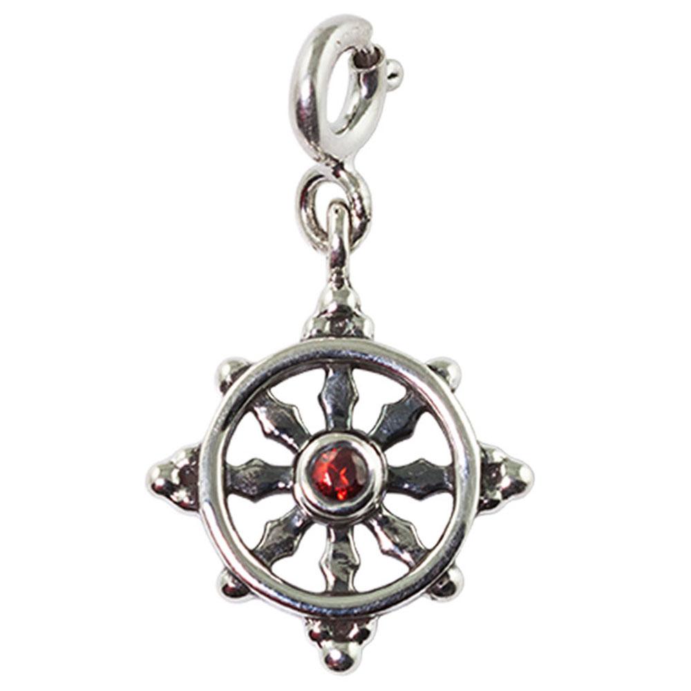 Fourseven Wheel of Life Charm C-72-SP-S White-BG-Image