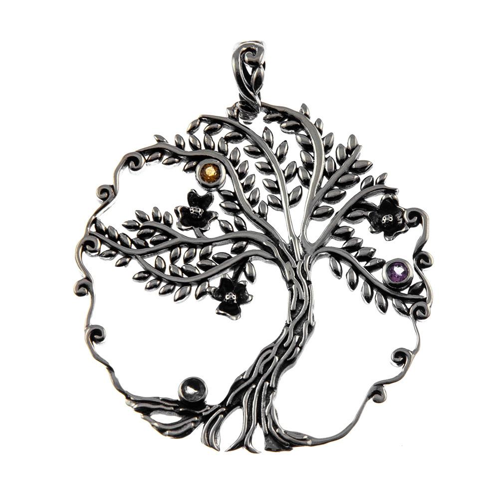 Fourseven Wishing Tree Pendant N-293-EA-S White-BG-Image