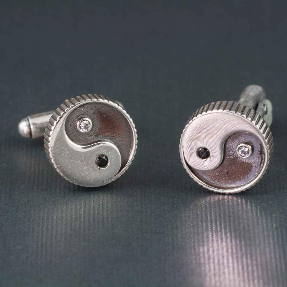 Fourseven Yin Yang Cufflinks CL-56-SP-S Base-Image