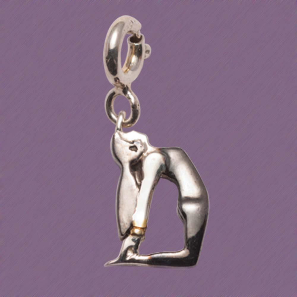Fourseven Yoga Girl Silver Charm in Camel Pose C-556-SP-S Base-Image