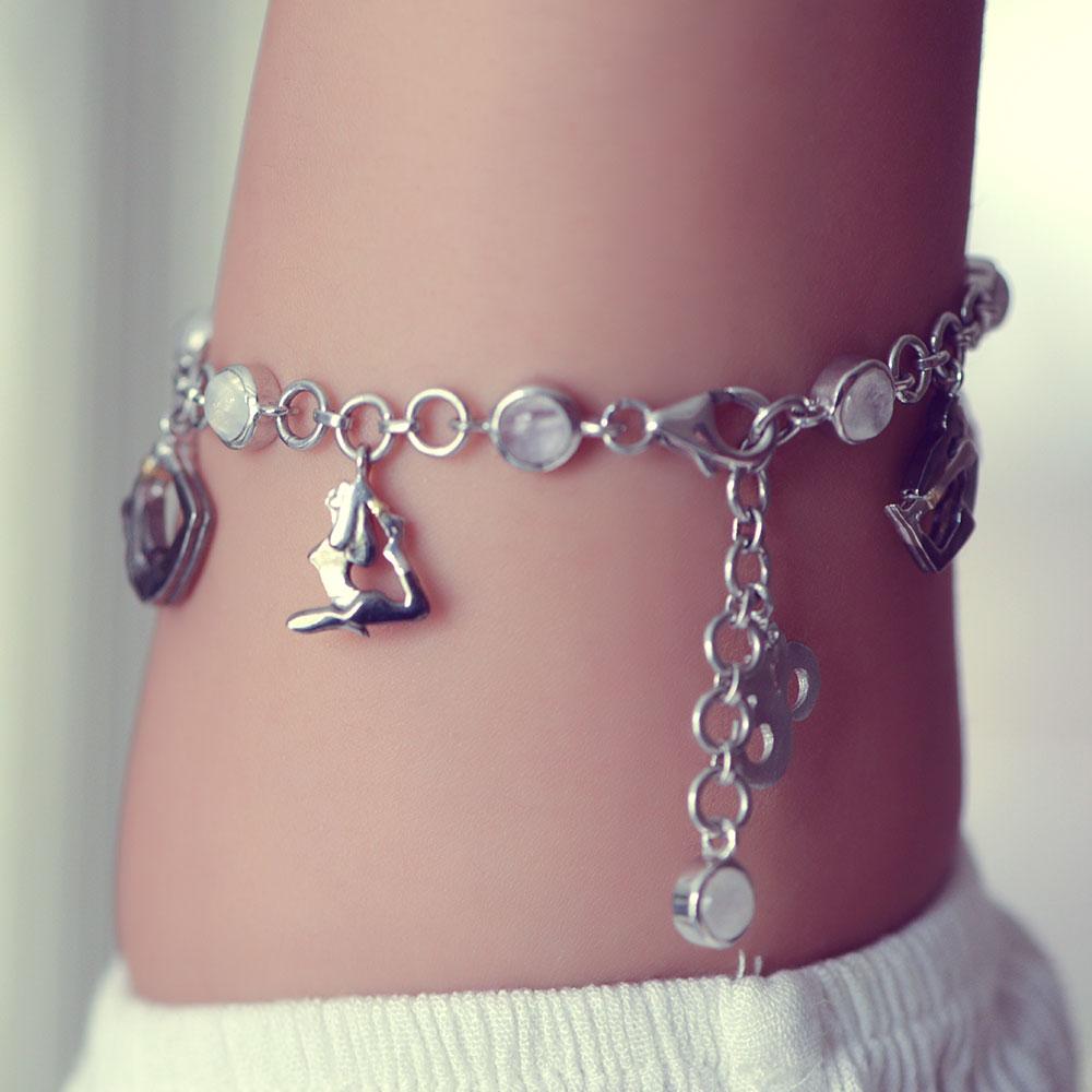 Fourseven Yoga Serenity Charm Bracelet B-86-SP-S Base-Image