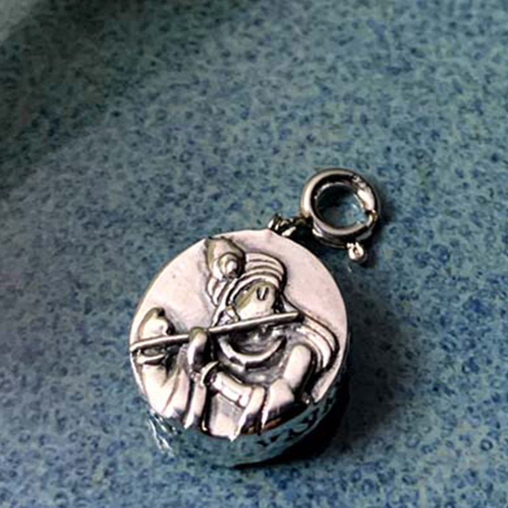 Radha Krishna Aashirwaad Silver Charm