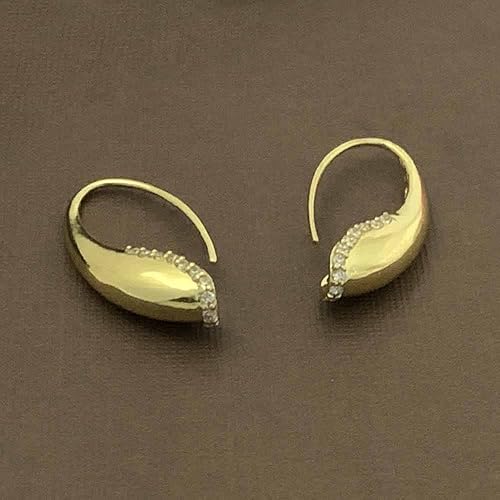 Gold-Plated Silver Spirit Drop Earrings