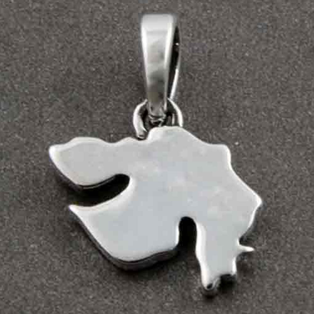 My Gujarat State Silver Pendant