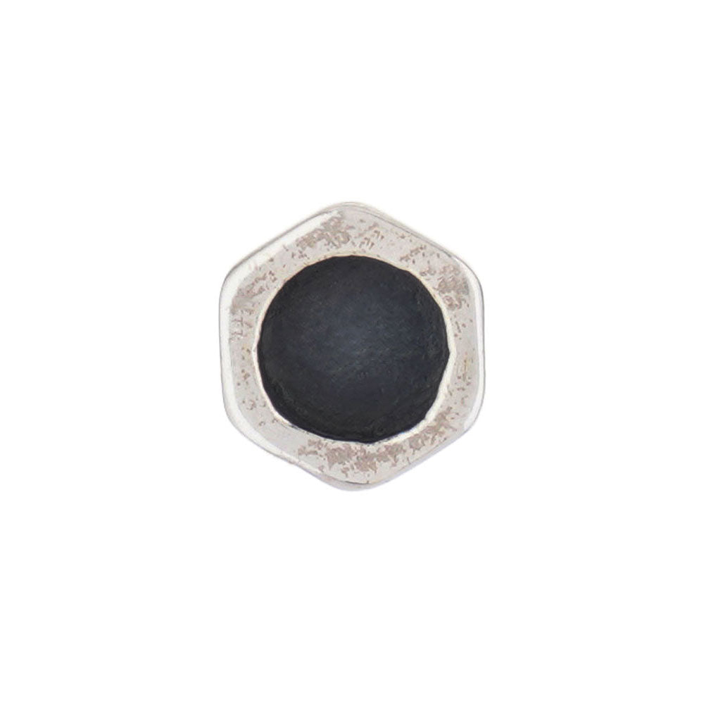 Hex Nut Silver Stud