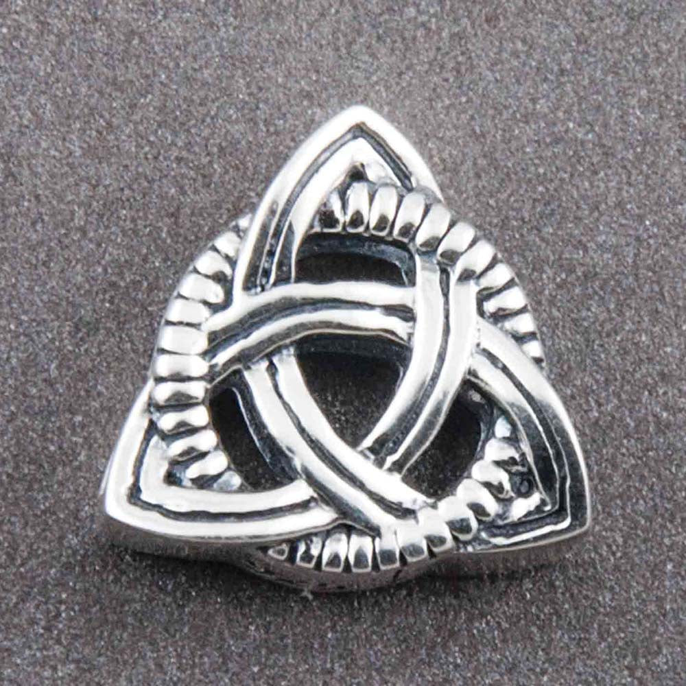 Knot of Protection Silver Story Bead