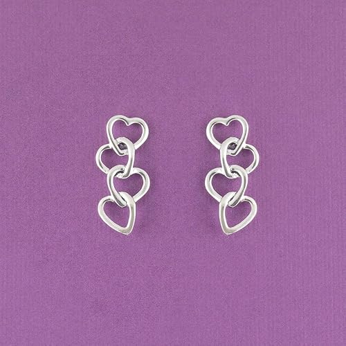 Links of Love Silver Earrings