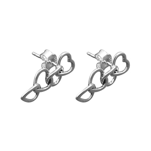 Links of Love Silver Earrings