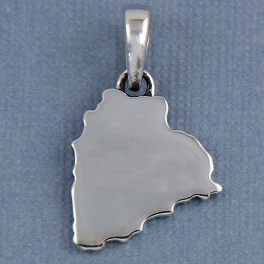 My Telangana State Silver Pendant