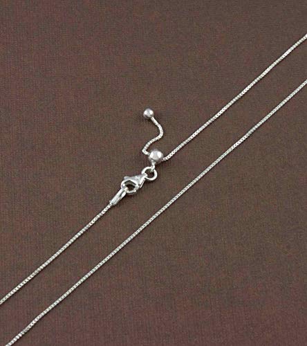 Adjustable Silver Venetian Slider Chain